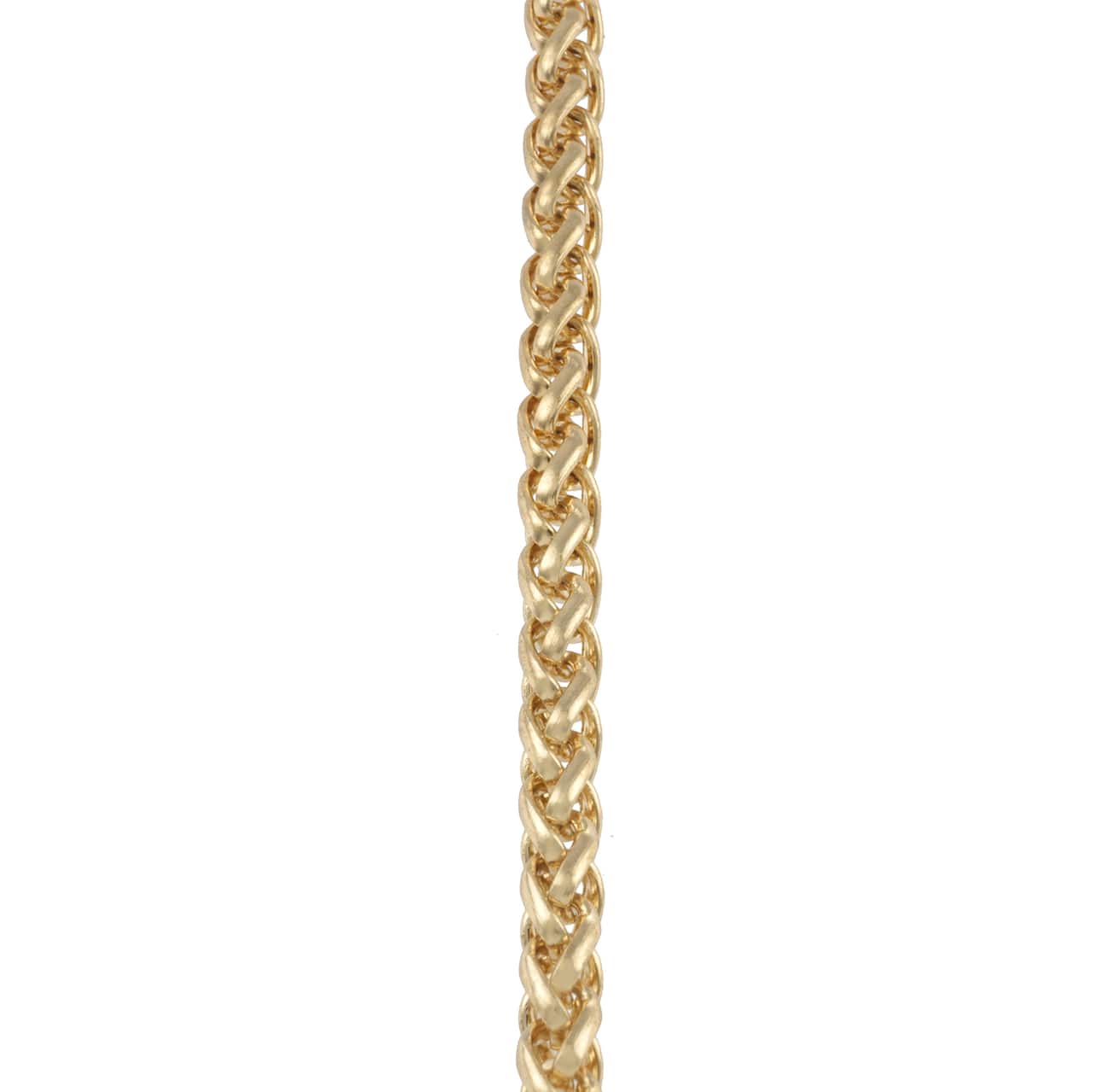 12 Pack: 36" Gold Wheat Chain Necklace by Bead Landing™